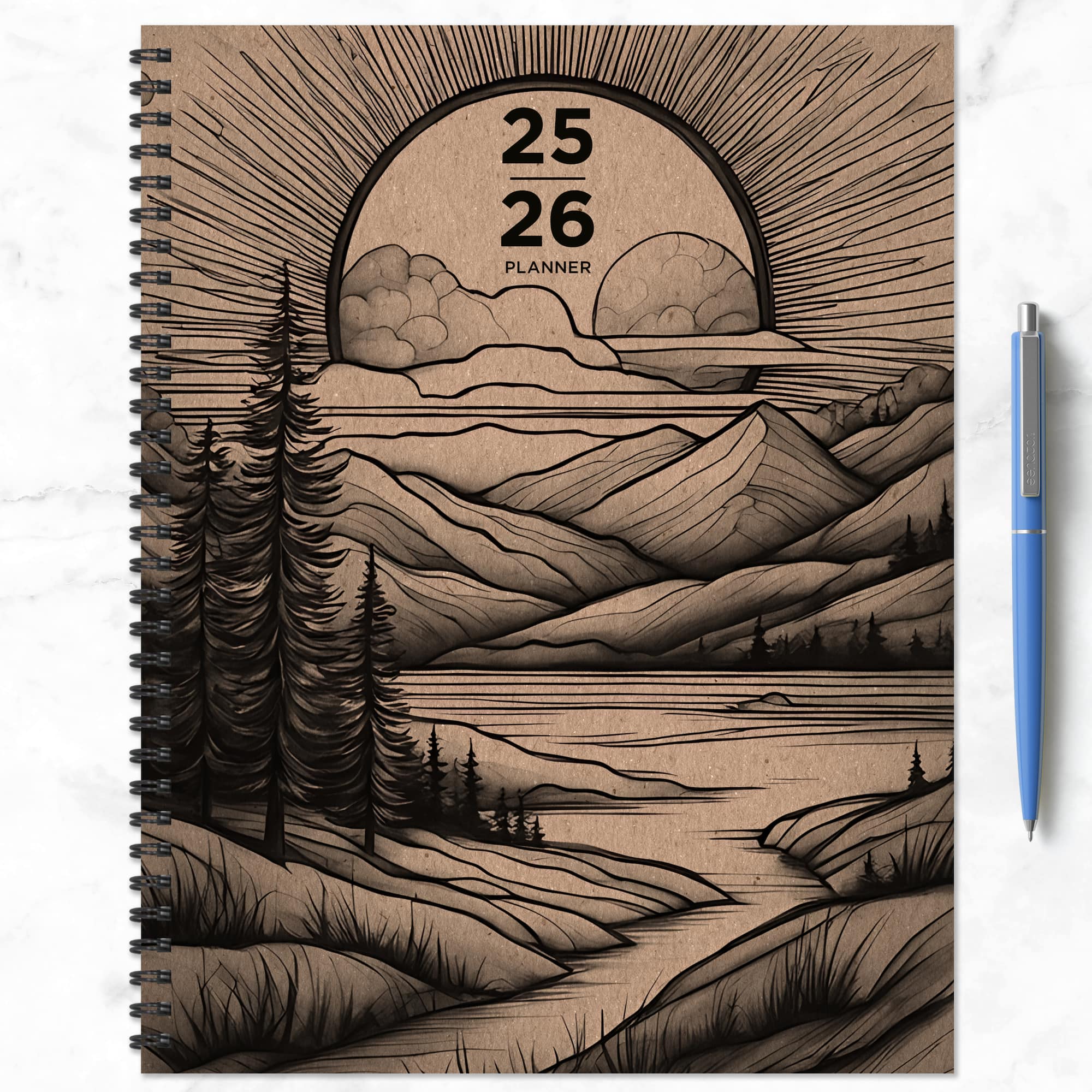 TF Publishing 2025-2026 Into the Wild Large Weekly/Monthly Planner